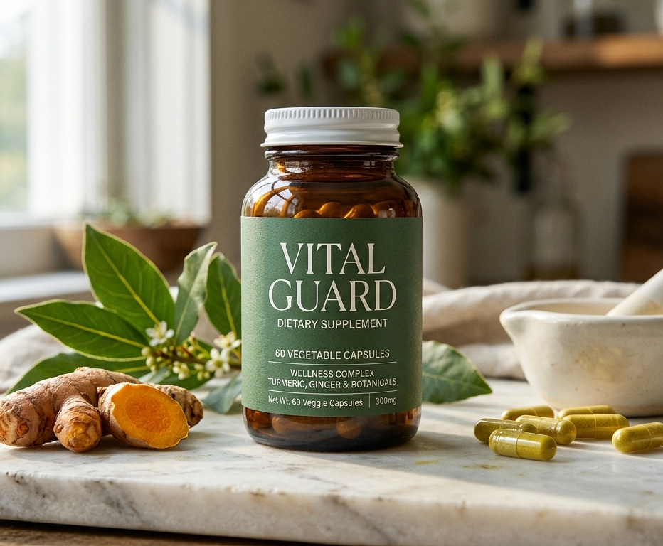 Vital Guard – complemento para articulaciones en envase verde natural